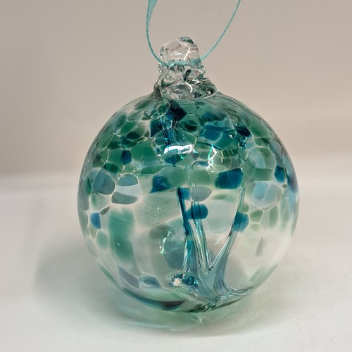 Click to view detail for DB-994 Ornament Witch's Ball Teal $37